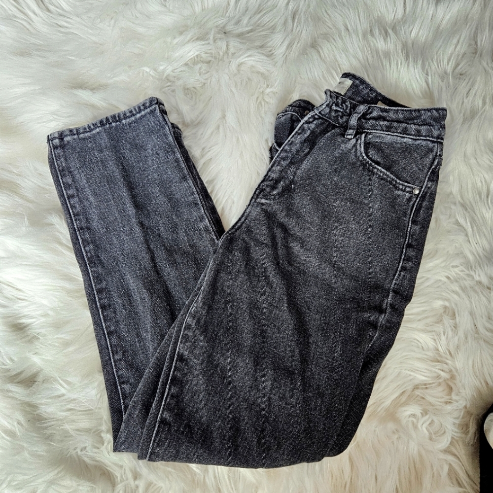 PacSun Women's XS/24 Black Hi-Rise Mom Jeans
